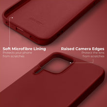 Load image into Gallery viewer, Moozy Lifestyle. Silicone Case for Samsung A22 4G, Vintage Pink - Liquid Silicone Lightweight Cover with Matte Finish and Soft Microfiber Lining, Premium Silicone Case