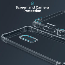 Cargar imagen en el visor de la galería, Moozy Shock Proof Silicone Case for Xiaomi Redmi Note 9S and Xiaomi Redmi Note 9 Pro - Transparent Crystal Clear Phone Case Soft TPU Cover