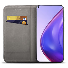 Load image into Gallery viewer, Moozy Case Flip Cover for Xiaomi Mi 10T 5G and Mi 10T Pro 5G, Black - Smart Magnetic Flip Case with Card Holder and Stand