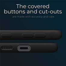 Load image into Gallery viewer, Moozy Lifestyle. Designed for Samsung S21 5G, Samsung S21 Case, Black - Liquid Silicone Cover with Matte Finish and Soft Microfiber Lining