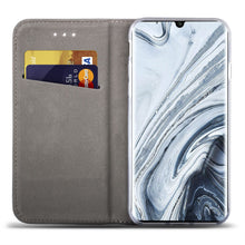 Carica l'immagine nel visualizzatore di Gallery, Moozy Case Flip Cover for Xiaomi Mi Note 10, Xiaomi Mi Note 10 Pro, Gold - Smart Magnetic Flip Case with Card Holder and Stand