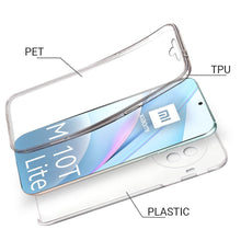 Load image into Gallery viewer, Moozy 360 Degree Case for Xiaomi Mi 10T Lite 5G - Transparent Full body Slim Cover - Hard PC Back and Soft TPU Silicone Front