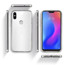 Afbeelding in Gallery-weergave laden, Moozy 360 Degree Case for Xiaomi Mi A2 Lite, Redmi 6 Pro - Transparent Full body Slim Cover - Hard PC Back and Soft TPU Silicone Front