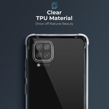 Ladda upp bild till gallerivisning, Moozy Shock Proof Silicone Case for Huawei P40 Lite - Transparent Crystal Clear Phone Case Soft TPU Cover