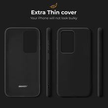 Ladda upp bild till gallerivisning, Moozy Minimalist Series Silicone Case for Samsung A13 4G, Black - Matte Finish Lightweight Mobile Phone Case Slim Soft Protective TPU Cover with Matte Surface