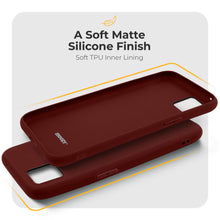 Load image into Gallery viewer, Moozy Minimalist Series Silicone Case for Oppo Find X3 Pro, Wine Red - Matte Finish Lightweight Mobile Phone Case Slim Soft Protective TPU Cover with Matte Surface