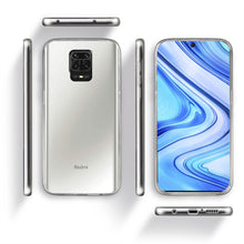 Załaduj obraz do przeglądarki galerii, Moozy 360 Degree Case for Xiaomi Redmi Note 9S, Xiaomi Redmi Note 9 Pro - Transparent Full body Slim Cover - Hard PC Back and Soft TPU Silicone Front