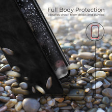 Charger l'image dans la galerie, Moozy Marble Black Flip Case for Xiaomi Redmi Note 10 Pro, Redmi Note 10 Pro Max - Flip Cover Magnetic Flip Folio Retro Wallet Case