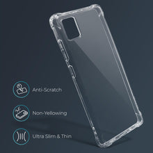Carica l'immagine nel visualizzatore di Gallery, Moozy Shock Proof Silicone Case for Xiaomi Mi 10 Lite 5G - Transparent Crystal Clear Phone Case Soft TPU Cover