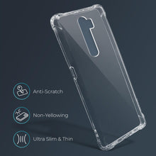 Load image into Gallery viewer, Moozy Shock Proof Silicone Case for Oppo A9 2020 - Transparent Crystal Clear Phone Case Soft TPU Cover