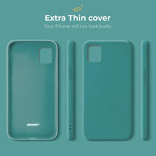 Load image into Gallery viewer, Moozy Minimalist Series Silicone Case for Oppo Find X3 Pro, Blue Grey - Matte Finish Lightweight Mobile Phone Case Slim Soft Protective TPU Cover with Matte Surface