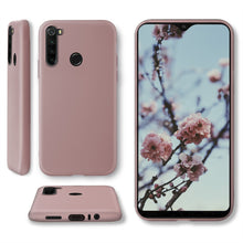 Carica l'immagine nel visualizzatore di Gallery, Moozy Minimalist Series Silicone Case for Xiaomi Redmi Note 8, Rose Beige - Matte Finish Slim Soft TPU Cover