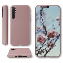 Load image into Gallery viewer, Moozy Minimalist Series Silicone Case for Xiaomi Mi Note 10 Lite, Rose Beige - Matte Finish Slim Soft TPU Cover