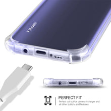 Lade das Bild in den Galerie-Viewer, Moozy Shock Proof Silicone Case for Xiaomi Mi Note 10 Lite - Transparent Crystal Clear Phone Case Soft TPU Cover