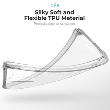 Ladda upp bild till gallerivisning, Moozy Shock Proof Silicone Case for Oppo Reno 2 - Transparent Crystal Clear Phone Case Soft TPU Cover
