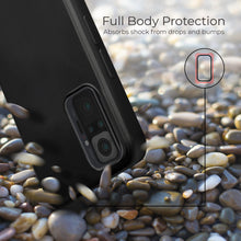 Lade das Bild in den Galerie-Viewer, Moozy Lifestyle. Silicone Case for Xiaomi Redmi Note 10 Pro, Redmi Note 10 Pro Max, Black - Liquid Silicone Lightweight Cover with Matte Finish