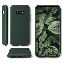 Afbeelding in Gallery-weergave laden, Moozy Minimalist Series Silicone Case for Samsung S10e, Midnight Green - Matte Finish Slim Soft TPU Cover