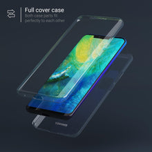 Ladda upp bild till gallerivisning, Moozy 360 Degree Case for Huawei Mate 20 Pro - Full body Front and Back Slim Clear Transparent TPU Silicone Gel Cover
