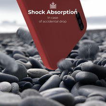 Lade das Bild in den Galerie-Viewer, Moozy Lifestyle. Silicone Case for Samsung A50, Vintage Pink - Liquid Silicone Lightweight Cover with Matte Finish and Soft Microfiber Lining, Premium Silicone Case