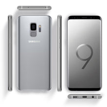 Ladda upp bild till gallerivisning, Moozy 360 Degree Case for Samsung S9 - Full body Front and Back Slim Clear Transparent TPU Silicone Gel Cover