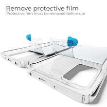 Ladda upp bild till gallerivisning, Moozy Xframe Shockproof Case for Xiaomi Redmi Note 11 and 11S - Transparent Rim Case, Double Colour Clear Hybrid Cover with Shock Absorbing TPU Rim