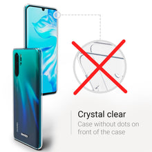 Ladda upp bild till gallerivisning, Moozy 360 Degree Case for Huawei P30 Pro - Full body Front and Back Slim Clear Transparent TPU Silicone Gel Cover