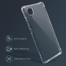 Ladda upp bild till gallerivisning, Moozy Shock Proof Silicone Case for Huawei P40 Lite - Transparent Crystal Clear Phone Case Soft TPU Cover