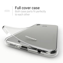 Load image into Gallery viewer, Moozy 360 Degree Case for Huawei P20 Lite - Full body Front and Back Slim Clear Transparent TPU Silicone Gel Cover