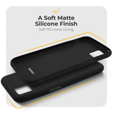 Load image into Gallery viewer, Moozy Minimalist Series Silicone Case for Oppo Find X3 Pro, Black - Matte Finish Lightweight Mobile Phone Case Slim Soft Protective TPU Cover with Matte Surface