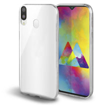 Load image into Gallery viewer, Moozy 360 Degree Case for Samsung M20 - Transparent Full body Slim Cover - Hard PC Back and Soft TPU Silicone Front