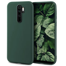 Ladda upp bild till gallerivisning, Moozy Minimalist Series Silicone Case for Xiaomi Redmi Note 8 Pro, Midnight Green - Matte Finish Slim Soft TPU Cover