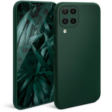 Charger l'image dans la galerie, Moozy Minimalist Series Silicone Case for Samsung A12, Midnight Green - Matte Finish Lightweight Mobile Phone Case Slim Soft Protective