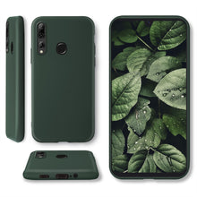 Ladda upp bild till gallerivisning, Moozy Minimalist Series Silicone Case for Huawei P Smart Plus 2019 and Honor 20 Lite, Midnight Green - Matte Finish Slim Soft TPU Cover