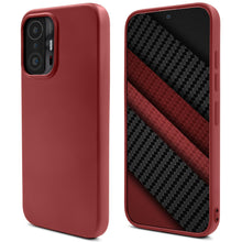 Carica l'immagine nel visualizzatore di Gallery, Moozy Lifestyle. Silicone Case for Xiaomi 11T and 11T Pro, Vintage Pink - Liquid Silicone Lightweight Cover with Matte Finish and Soft Microfiber Lining, Premium Silicone Case