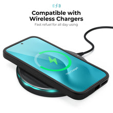 Ladda upp bild till gallerivisning, Moozy 360 Case for Samsung S22 Ultra - Black Rim Transparent Case, Full Body Double-sided Protection, Cover with Built-in Screen Protector