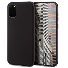 Load image into Gallery viewer, Moozy Lifestyle. Designed for Samsung S20 Case, Black - Liquid Silicone Cover with Matte Finish and Soft Microfiber Lining
