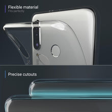 Ladda upp bild till gallerivisning, Moozy 360 Degree Case for Huawei P30 Lite - Full body Front and Back Slim Clear Transparent TPU Silicone Gel Cover
