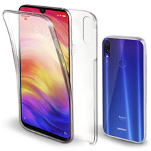 Ladda upp bild till gallerivisning, Moozy 360 Degree Case for Xiaomi Redmi Note 7, Redmi Note 7 Pro - Transparent Full body Slim Cover - Hard PC Back and Soft TPU Silicone Front