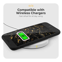 Carica l'immagine nel visualizzatore di Gallery, Moozy Minimalist Series Silicone Case for iPhone SE 2020, iPhone 8 and iPhone 7, Black - Matte Finish Slim Soft TPU Cover