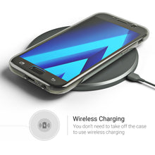 Carica l'immagine nel visualizzatore di Gallery, Moozy 360 Degree Case for Samsung A3 2017 - Full body Front and Back Slim Clear Transparent TPU Silicone Gel Cover