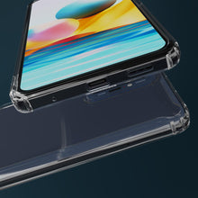 Ladda upp bild till gallerivisning, Moozy Xframe Shockproof Case for Xiaomi Redmi Note 10 Pro and Note 10 Pro Max - Transparent Rim Case, Double Colour Clear Hybrid Cover