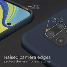 Cargar imagen en el visor de la galería, Moozy Lifestyle. Case for Xiaomi Redmi Note 9S, Redmi Note 9 Pro, Midnight Blue - Liquid Silicone Cover with Matte Finish and Soft Microfiber Lining