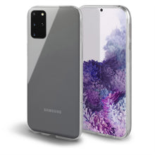 Carica l'immagine nel visualizzatore di Gallery, Moozy 360 Degree Case for Samsung S20 - Transparent Full body Slim Cover - Hard PC Back and Soft TPU Silicone Front