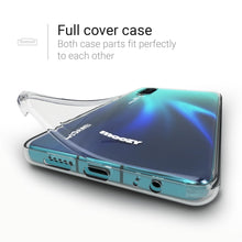 Ladda upp bild till gallerivisning, Moozy 360 Degree Case for Huawei P30 - Full body Front and Back Slim Clear Transparent TPU Silicone Gel Cover