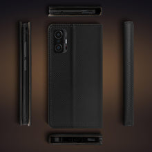 Load image into Gallery viewer, Moozy Case Flip Cover for Xiaomi 11T and Xiaomi 11T Pro, Black - Smart Magnetic Flip Case Flip Folio Wallet Case with Card Holder and Stand, Credit Card Slots, Kickstand Function