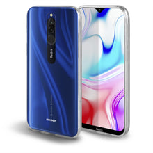 Ladda upp bild till gallerivisning, Moozy 360 Degree Case for Xiaomi Redmi 8 - Transparent Full body Slim Cover - Hard PC Back and Soft TPU Silicone Front