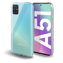 Carica l'immagine nel visualizzatore di Gallery, Moozy 360 Degree Case for Samsung A51 - Transparent Full body Slim Cover - Hard PC Back and Soft TPU Silicone Front