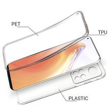 Carica l'immagine nel visualizzatore di Gallery, Moozy 360 Degree Case for Xiaomi Mi 10T 5G and Mi 10T Pro 5G - Transparent Full body Slim Cover - Hard PC Back and Soft TPU Silicone Front