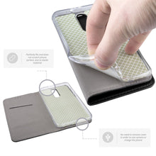 Charger l'image dans la galerie, Moozy Case Flip Cover for Huawei Mate 10 Lite, Black - Smart Magnetic Flip Case with Card Holder and Stand