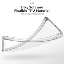 Ladda upp bild till gallerivisning, Moozy Shock Proof Silicone Case for Huawei P8 Lite 2017 - Transparent Crystal Clear Phone Case Soft TPU Cover